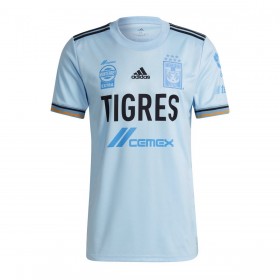 Jalkapallo Pelipaidat Tigres UANL Vieraspaita 2021-2022 Lyhythihainen